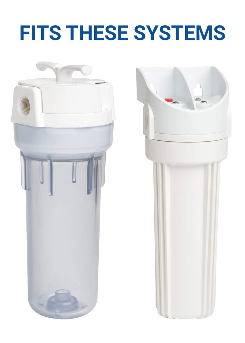 EcoPure EPW2F Premium Fact Universal Whole Home Filter (2 Pack), Dark Gray/Black - Image 2